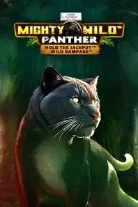 Mighty Wild Panther machine à sous panthère noire
