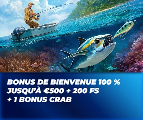 Bonus de bienvenue BassBet jusqu’à 500 € + 200 FS + 1 bonus crab