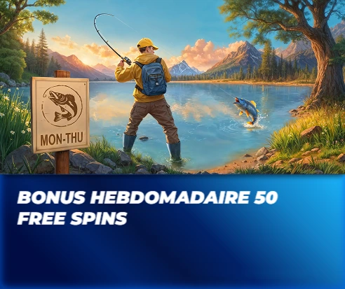 Bonus hebdomadaire BassBet avec 50 free spins